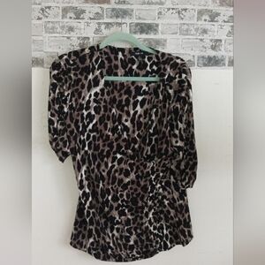 Leopard Print Women's Top